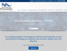 Tablet Screenshot of managedpackaging.com